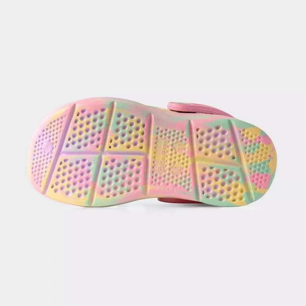 Big Girls Clogs by Joybees Dylan Pink Blue Size 5 New With Tags